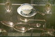 Antique silver spoons at Museum of Virginia History. Richmond, VA.