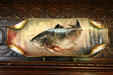 Fish platter in Haviland's duplicate of President Rutherford B. Hayes China at Maymont Mansion. Richmond, VA.