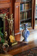 Salt-glaze Germanic jug in library of Maymont Mansion. Richmond, VA.