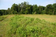 Earthworks landscape of Petersburg National Battlefield. Petersburg, VA.