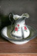 Basin & pitcher in U.S. Grant's HQ cabin at Hopewell. Hopewell, VA.