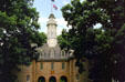 Facade of Williamsburg Capitol. Williamsburg, VA.