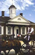Courthouse & carriage. Williamsburg, VA.