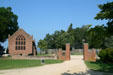 Jamestown Memorial Church & Fort James at Historic Jamestowne of Colonial National Historical Park. Jamestown, VA.