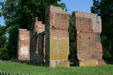 Ambler Mansion ruins at Jamestown Colonial National Park. Jamestown, VA.