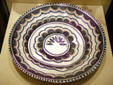 Tin-glazed earthenware bowl from Spain found near Marable House in Jamestown National Park Museum. Jamestown, VA.