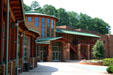 Jamestown Settlement museum building. Jamestown, VA