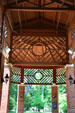 Jamestown Settlement tour meeting canopy. Jamestown, VA.
