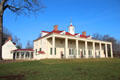 Mt Vernon with arcaded connections to kitchen. Washington, VA.