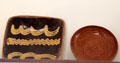 Ceramic redware in kitchen at Mt Vernon. Washington, VA.