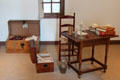 Gardener's house interior at Mt Vernon. Washington, VA.