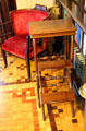 Folding library step stool / table in Governor's parlor at Park-McCullough Historic Estate. North Bennington, VT.