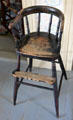 High chair in birthplace house at President Calvin Coolidge State Historic Park. Plymouth Notch, VT.