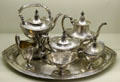 Coolidge White House sterling silver tea service by T. Kirkpatrick & Co., New York at President Calvin Coolidge State Historic Park. Plymouth Notch, VT.