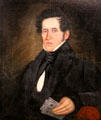 Portrait of a woman attrib. to Aaron Dean Fletcher at Vermont History Center. Barre, VT.