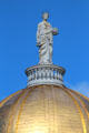 Statue of Roman goddess Ceres by Dwight Dwinell based on original by Larkin Goldsmith Mead atop Vermont State House. Montpelier, VT.