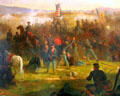Detail of First Vermont Brigade at Battle of Cedar Creek painting at Vermont State House. Montpelier, VT.