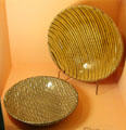 Combed slipware plates at Shelburne Museum. Shelburne, VT.