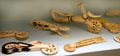 Scrimshaw pie crimpers at Shelburne Museum. Shelburne, VT.