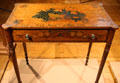 Painted table by Elizabeth Paine Lombard of Bath, ME at Shelburne Museum. Shelburne, VT.