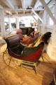 Collection of sleighs at Shelburne Museum. Shelburne, VT.