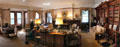 Library panorama at Marsh-Billings-Rockefeller Mansion. Woodstock, VT.