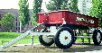 Giant kids wagon sculpture The Childhood Express by Ken Spiering at former Expo '74 site. Spokane, WA