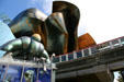 Science Fiction Museum , monorail & Gehry freeform architecture at Seattle Center. Seattle, WA.