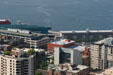 Piers 69 & 70 from Space Needle. Seattle, WA.