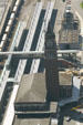 King Street Station from Columbia Center Sky View. Seattle, WA.