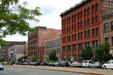 Tacoma Warehouse District with Garretson, Woodruff, & Pratt Company & West Coast Grocery/Tacoma Grocery Co. buildings. Tacoma, WA.
