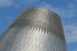 Details of top of Great Cone of Museum of Glass. Tacoma, WA.