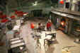 Cone of Museum of Glass where glass blowing is demonstrated. Tacoma, WA.