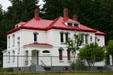 Light keeper's building near North Head Lighthouse. Ilwaco, WA.