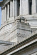 Neoclassical details of Washington State Capitol. Olympia, WA.