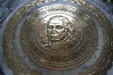 State seal in rotunda floor of Washington State Capitol. Olympia, WA.
