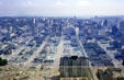 1962-view of core of Seattle south from Space Needle of Century 21 Exposition. Seattle, WA.