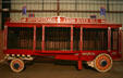 Hippopotamus from River Nile circus wagon cage at Circus World Museum. Baraboo, WI.