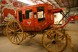 Wells Fargo concord stage by Abbot, Downing & Co. Carriage & Coach Builders of Concord, NH, used for circus performances until 1940s at Circus World Museum. Baraboo, WI.