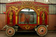 Ringling Bros. snake den circus wagon at Circus World Museum. Baraboo, WI.