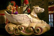 Living Unicorn float for Ringling Brothers, Barnum & Bailey Circus pageant at Circus World Museum. Baraboo, WI.