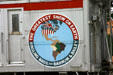 The Greatest Show on Earth logo on Ringling Brothers rail passenger car at Circus World Museum, Baraboo, WI