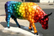 Bubblicious Bovine by Christina K. Rambo in Madison CowParade. Madison, WI.