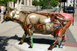 Fauna Folly by Jef Raasch in Madison CowParade. Madison, WI.