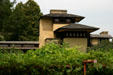 Utility buildings across courtyard from Taliesin residence. WI.