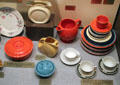 Collection of Homer Laughlin china at West Virginia State Museum. Charleston, WV.