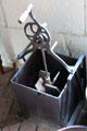 Hand cranked butter churn at Craik-Patton House. Charleston, WV.