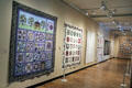 Quilt exhibit in art gallery at Discovery Museum of Clay Center for The Arts & Sciences. Charleston, WV