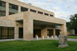 Entrance to Wyoming State Museum. Cheyenne, WY