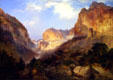 Golden Gate Pass of Yellowstone National Park painting by Thomas Moran at Buffalo Bill Center of the West. Cody, WY.